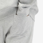 Sporty & Rich Men's Rizzolo Tennis Sweat Pants in Heather Grey/Caribbean