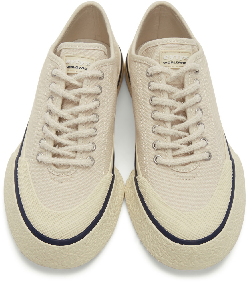 スニーカー Eytys FW21 Laguna Baskets in Beige Canvas (LAEC) Eytys Beige Laguna Sneakers Eytys