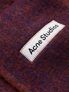 Acne Studios - Vally Two-Tone Checked Knitted Scarf