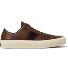 TOM FORD - Cambridge Leather Sneakers - Brown