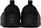AMOMENTO Black Padded Platform Slippers