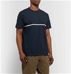 Todd Snyder - Striped Cotton-Jersey T-Shirt - Midnight blue