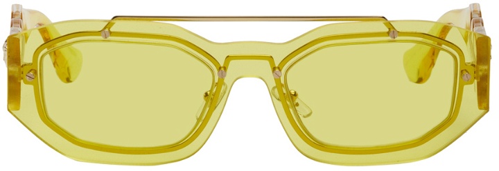 Photo: Versace Yellow Medusa Biggie Sunglasses