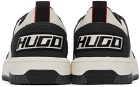 Hugo Off-White & Black Low-Top Sneakers