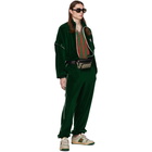 Gucci Green Velvet Lounge Pants