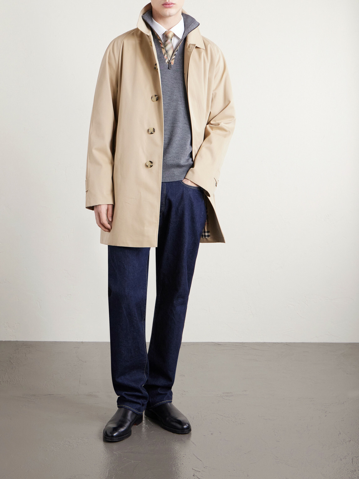 Burberry - Cotton-Gabardine Car Coat - Neutrals