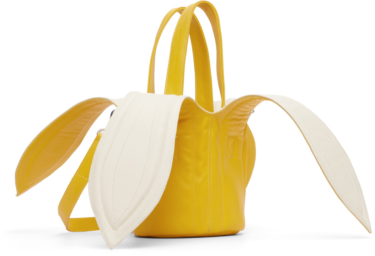 Charles Jeffrey LOVERBOY Yellow Banana Bucket Bag