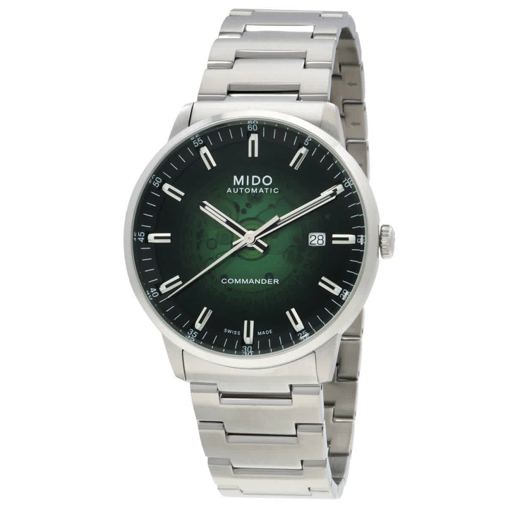 Photo: Mido Commander Gradient Automatic Green Dial Mens Watch M021.407.11.411.03