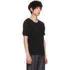 Homme Plisse Issey Miyake Black Pleated T-Shirt