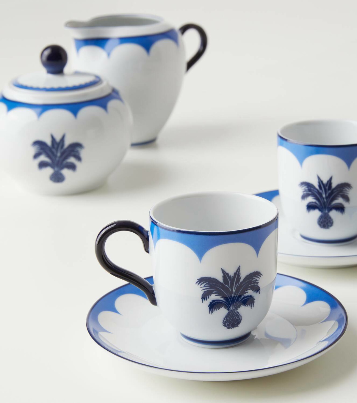 Aquazzura Casa Jaipur set of 2 espresso cups and saucers