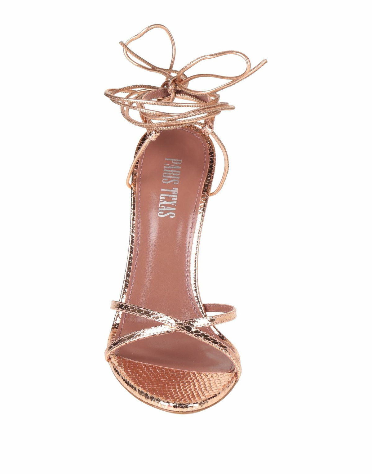 Paris Texas Womens Sandals in Rose gold