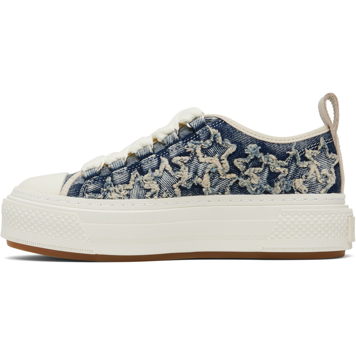 AMIRI Blue Denim Court Low Sneakers
