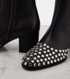 Alaïa 60 embellished leather ankle boots