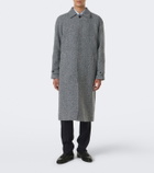 Rubinacci Herringbone wool, silk, and cashmere coat