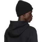 Norse Projects Black Merino Wool Norse Beanie