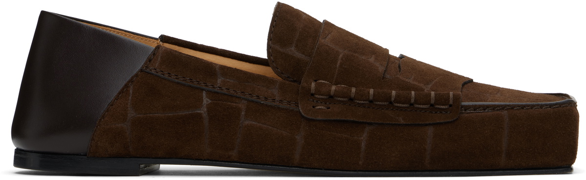 JACQUEMUS Black La Casa 'Les Loafers Carré' Loafers Jacquemus