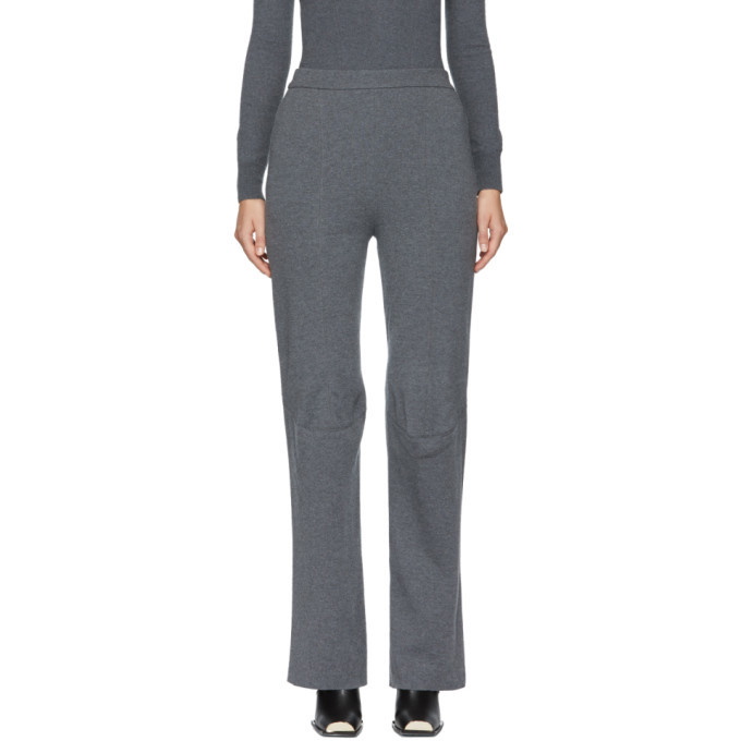 Photo: Stella McCartney Grey Wool Knit Trousers