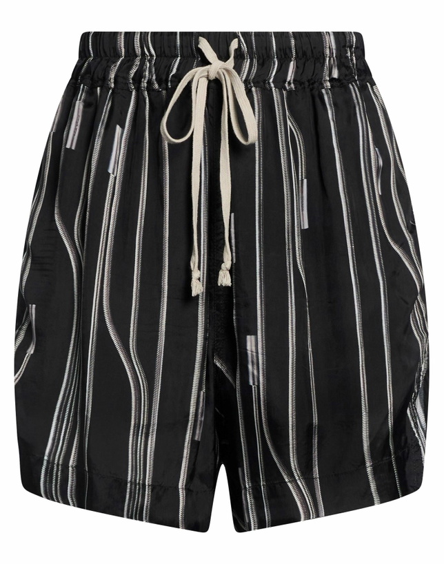 Photo: Rick Owens Womens Shorts & Bermuda Shorts in Black