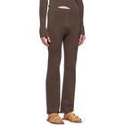 Ludovic de Saint Sernin Brown Knit Trousers