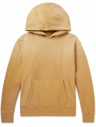 Les Tien - Garment-Dyed Cotton-Jersey Hoodie - Brown
