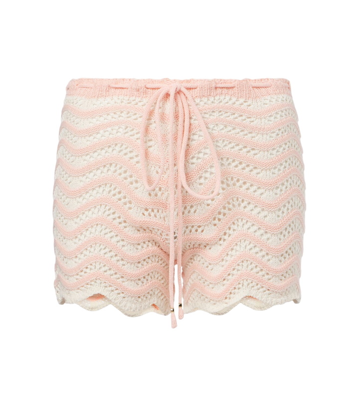 Photo: Bananhot Mina striped cotton-blend shorts