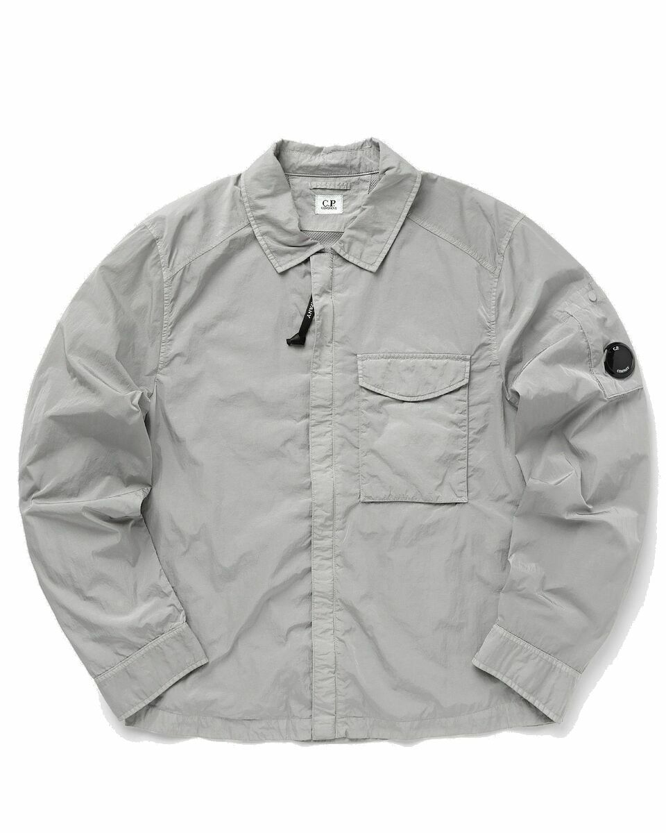 Photo: C.P. Company Chrome   R   Overshirt Grey - Mens - Overshirts