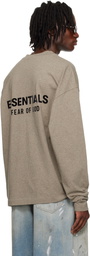 Fear of God ESSENTIALS Gray Classic Long Sleeve T-shirt
