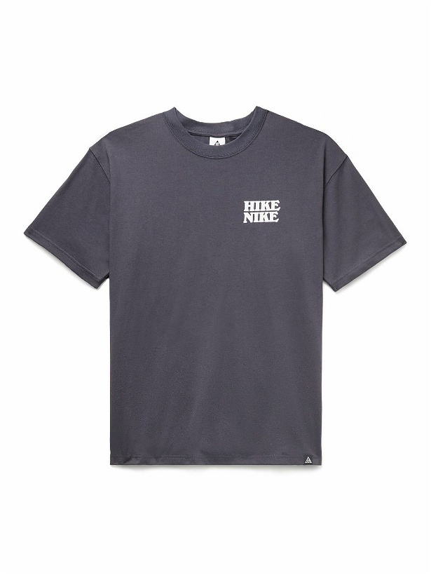 Photo: Nike - ACG NRG Printed Jersey T-Shirt - Gray