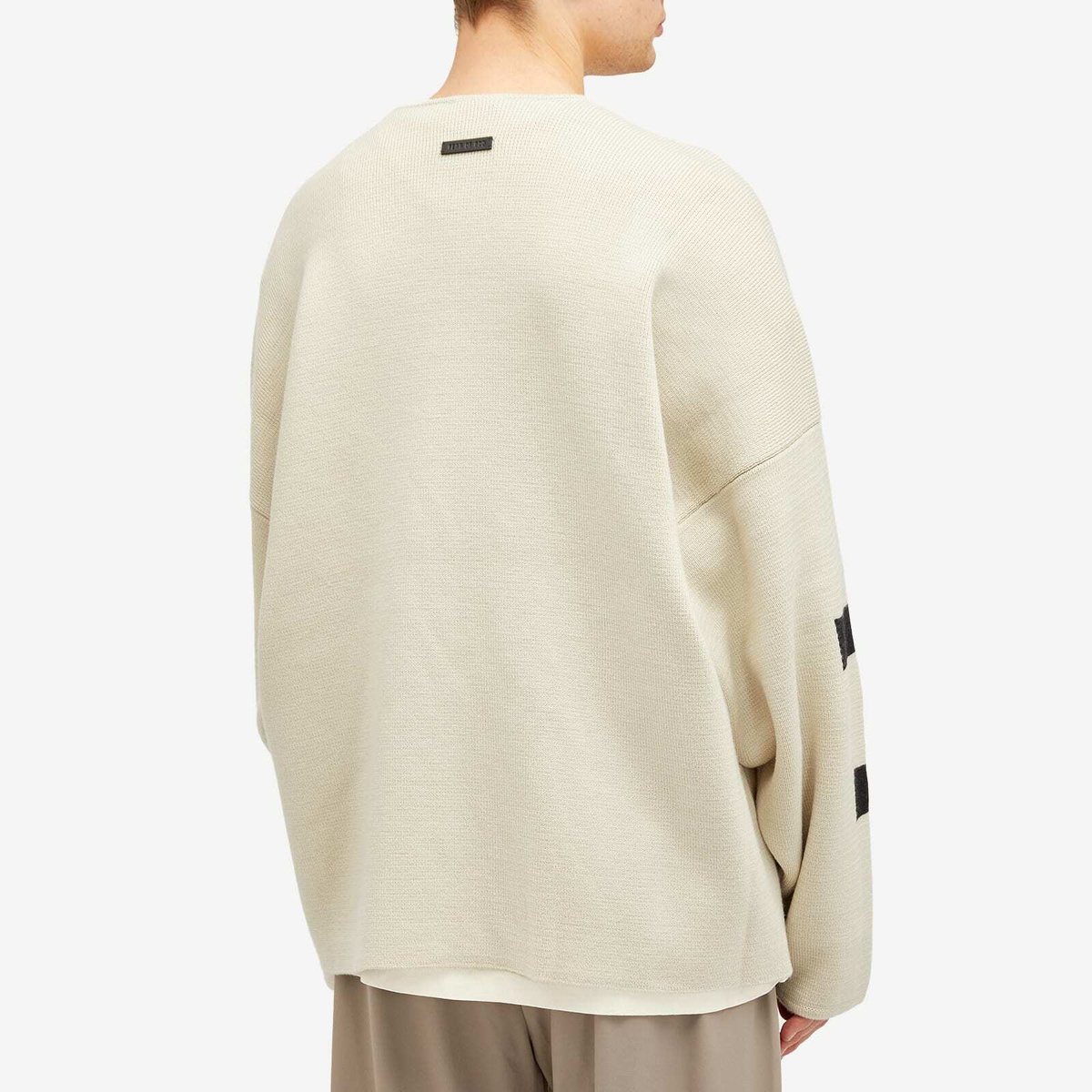 Fear of God Men's Full Zip Sweater Jacket in Lemon Cream