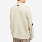 Fear of God Men's Full Zip Sweater Jacket in Lemon Cream