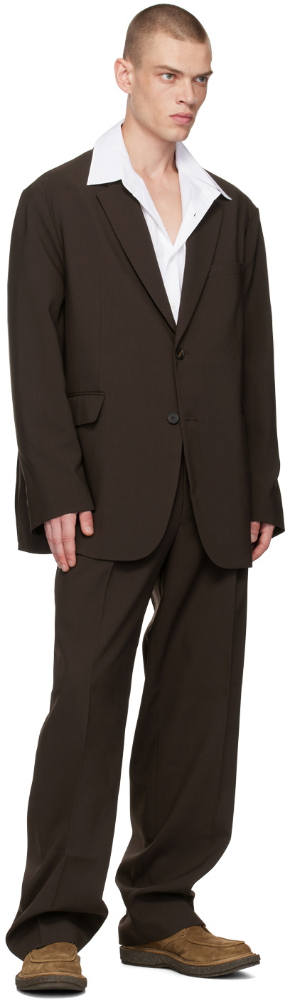 The Frankie Shop Brown Beo Blazer
