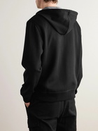 Brunello Cucinelli - Cotton-Blend Jersey Zip-Up Hoodie - Black