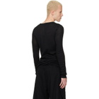 Rick Owens Black Tower Rib LS T-shirt