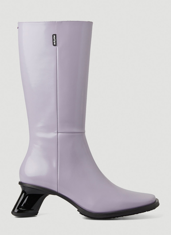 Photo: Nova Heeled Boots in Purple