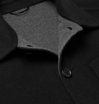 Mr P. - Double-Faced Wool-Blend Overshirt - Black