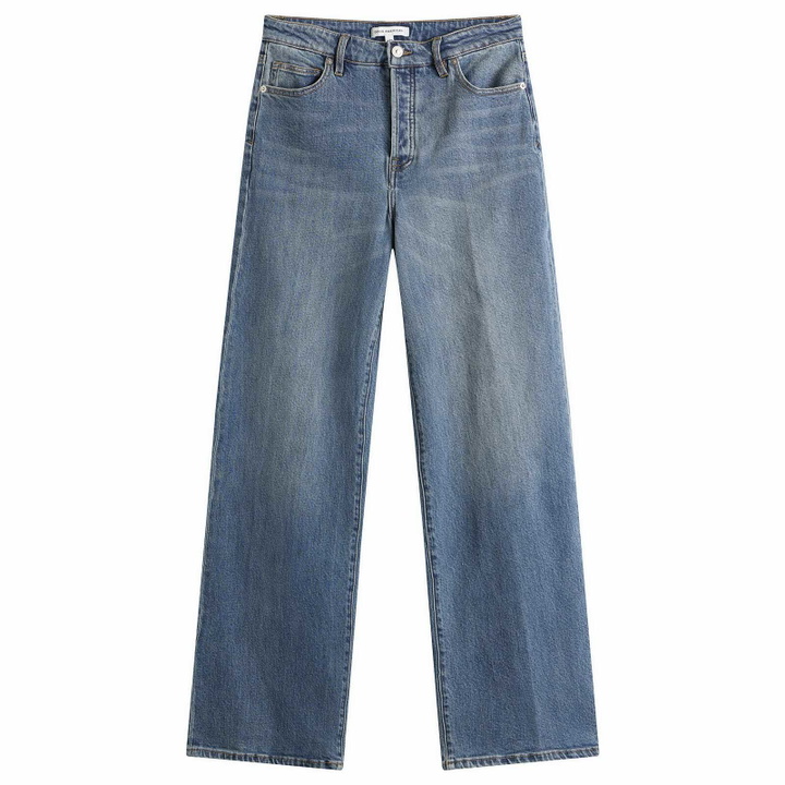 Photo: Good American Women's Vintage Wide Jeans in Westgate