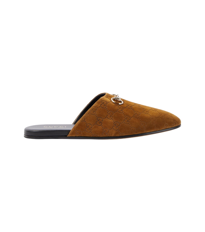 Photo: Gucci GG Horsebit suede mules