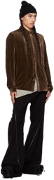 Rick Owens Brown Fogpocket Shirt