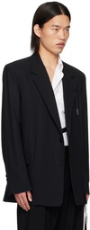 Ann Demeulemeester Black Ignaas Blazer
