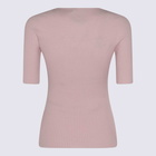 Courrèges Pink Cotton Knitwear
