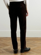 Kingsman - Cotton-Velvet Suit Trousers - Brown