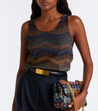 Missoni Wave lamé top