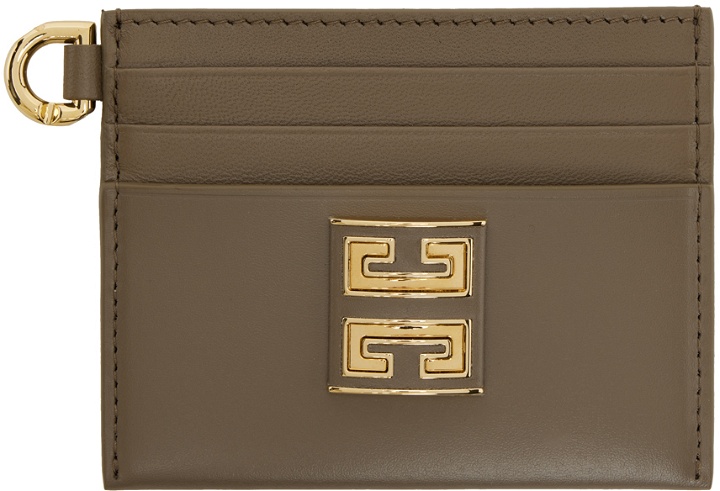 Photo: Givenchy Taupe 4G Card Holder