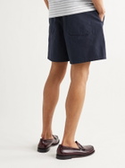 BARBOUR WHITE LABEL - Dillon Wide-Leg Cotton Shorts - Blue - S