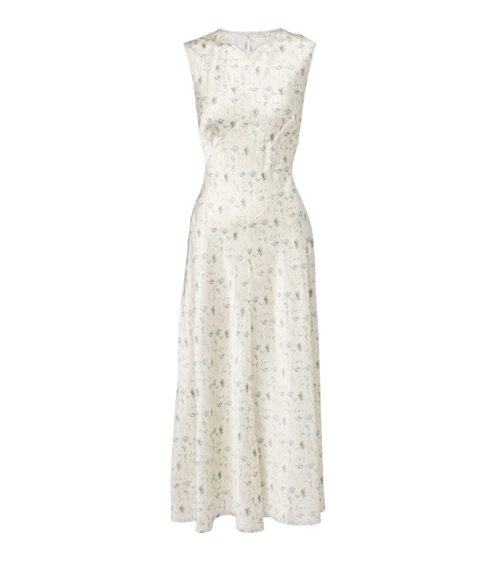 Photo: Dôen Adelana floral silk midi dress