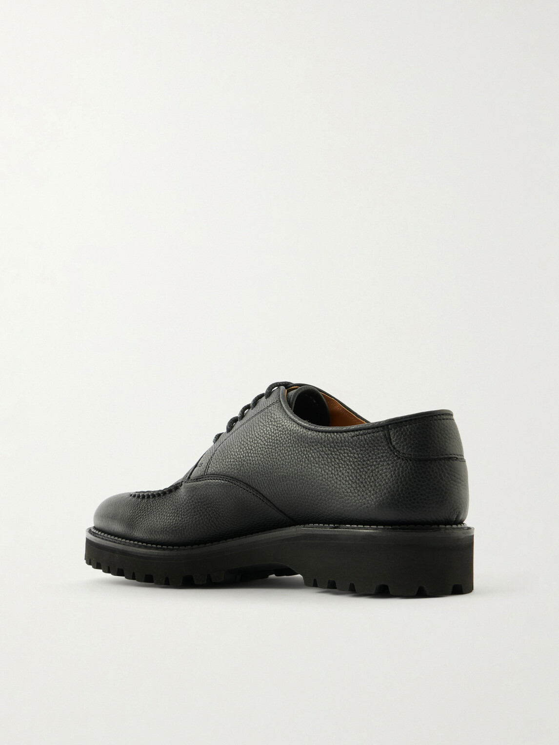John Lobb - Land Full-Grain Leather Derby Shoes - Black