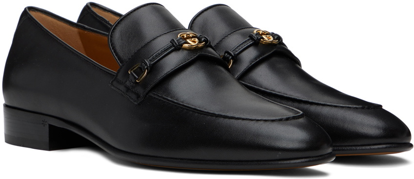 Gucci Black Horsebit Interlocking G Loafers Gucci display picture 1