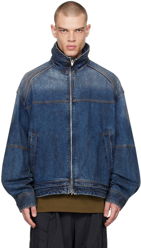 Photo: Juun.J Indigo Zip Denim Jacket