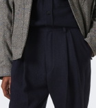Dries Van Noten Pleated wool straight pants