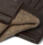 Dents - Shaftesbury Touchscreen Cashmere-Lined Leather Gloves - Brown